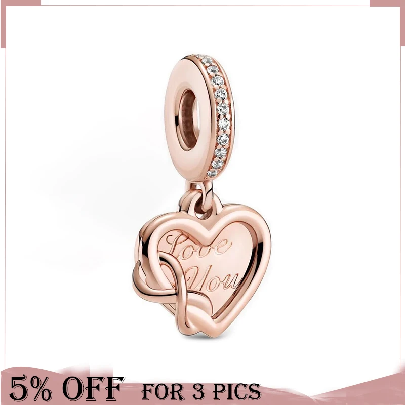 Mother's Day 925 Sterling Silver Beads Love You Infinity Heart Dangle Charm Fit Original Pandora Bracelet Women DIY Jewelry Gift
Mother's Day 925 Sterling Silver Beads Love You Infinity Heart Dangle Charm Fit Original Pandora Bracelet Women DIY Jewelry Gift
