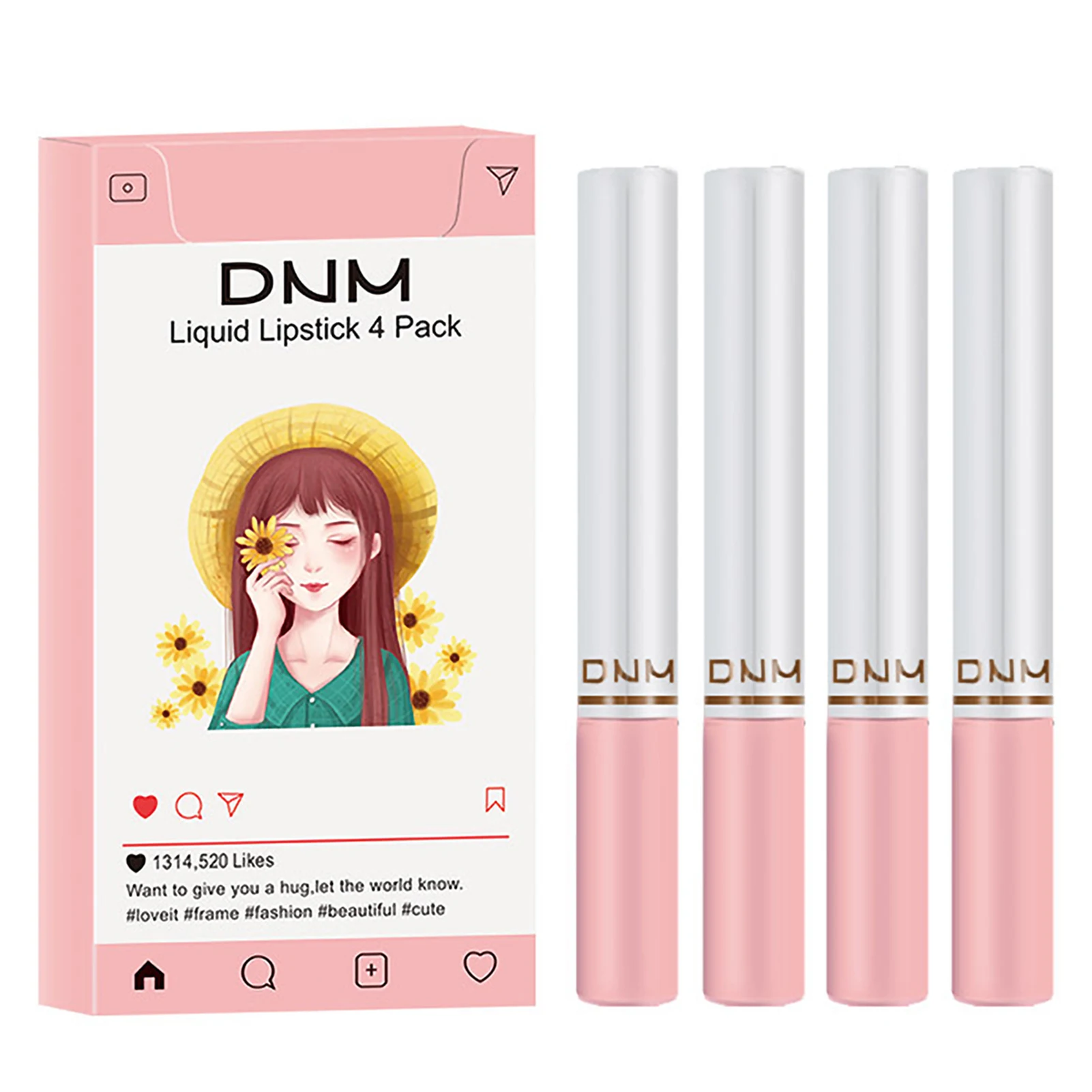 4pcs/Set Thin Lipstick Solid Lip Gloss Matte / Hydrated Lip Makeup Cosmetics Gift for Girls Women 
4pcs/Set Thin Lipstick Solid Lip Gloss Matte / Hydrated Lip Makeup Cosmetics Gift for Girls Women