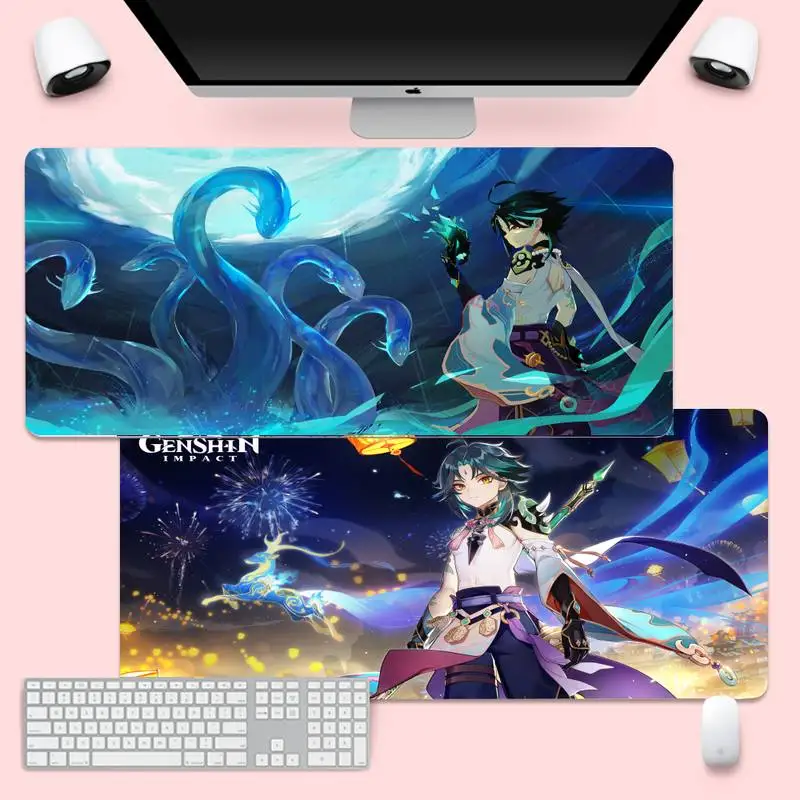 Xiao Cool Genshin Impact Art Gamer Speed Rubber Mousepad Gaming Mousemat Large Keyboard PC Desk Mat Takuo Anti-Slip Comfort Pad
Xiao Cool Genshin Impact Art Gamer Speed Rubber Mousepad Gaming Mousemat Large Keyboard PC Desk Mat Takuo Anti-Slip Comfort Pad