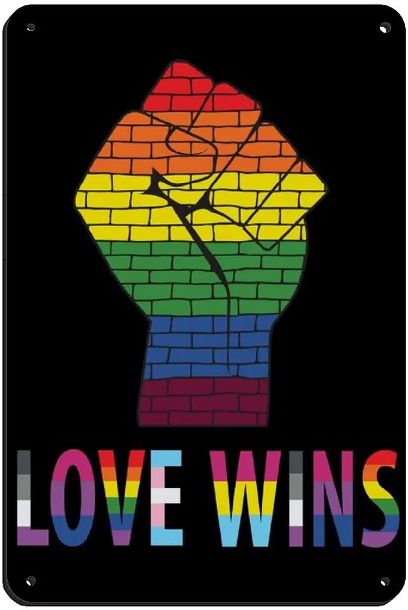 Metal Tin Sign Love Wins Retro Metal Bar Club Cafe Bar Home Restaurant Wall Art Decoration Poster Retro Wall Decoration 20x30cm
Metal Tin Sign Love Wins Retro Metal Bar Club Cafe Bar Home Restaurant Wall Art Decoration Poster Retro Wall Decoration 20x30cm