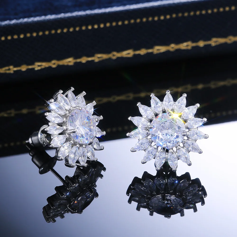 New Trendy Romantic Sunflower Girl's Earrings Wedding Engagement Jewelry Tiny Elegant Birthday Gift For Girlfriend Earrings
New Trendy Romantic Sunflower Girl's Earrings Wedding Engagement Jewelry Tiny Elegant Birthday Gift For Girlfriend Earrings