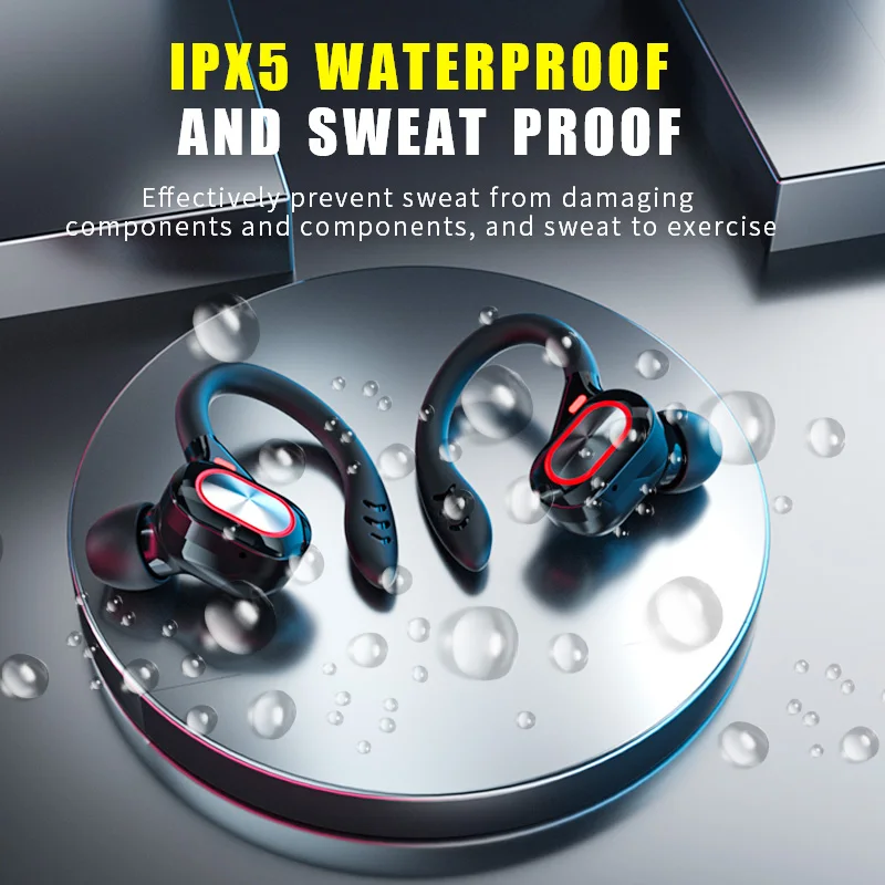 TWS Bluetooth Earbuds Headphones Subwoofer True Wireless HIFI Earphones Gaming Sport Ear Hook Headsets Water Proof Noise Cancei
TWS Bluetooth Earbuds Headphones Subwoofer True Wireless HIFI Earphones Gaming Sport Ear Hook Headsets Water Proof Noise Cancei