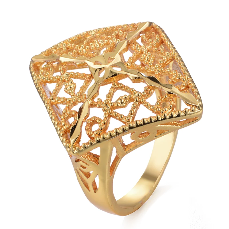 Ethiopian 24K Gold Color Ring for Women Ethiopian Wedding Ring India/Ethiopian/African/Nigerian/Israel/Arabic Items
Ethiopian 24K Gold Color Ring for Women Ethiopian Wedding Ring India/Ethiopian/African/Nigerian/Israel/Arabic Items
