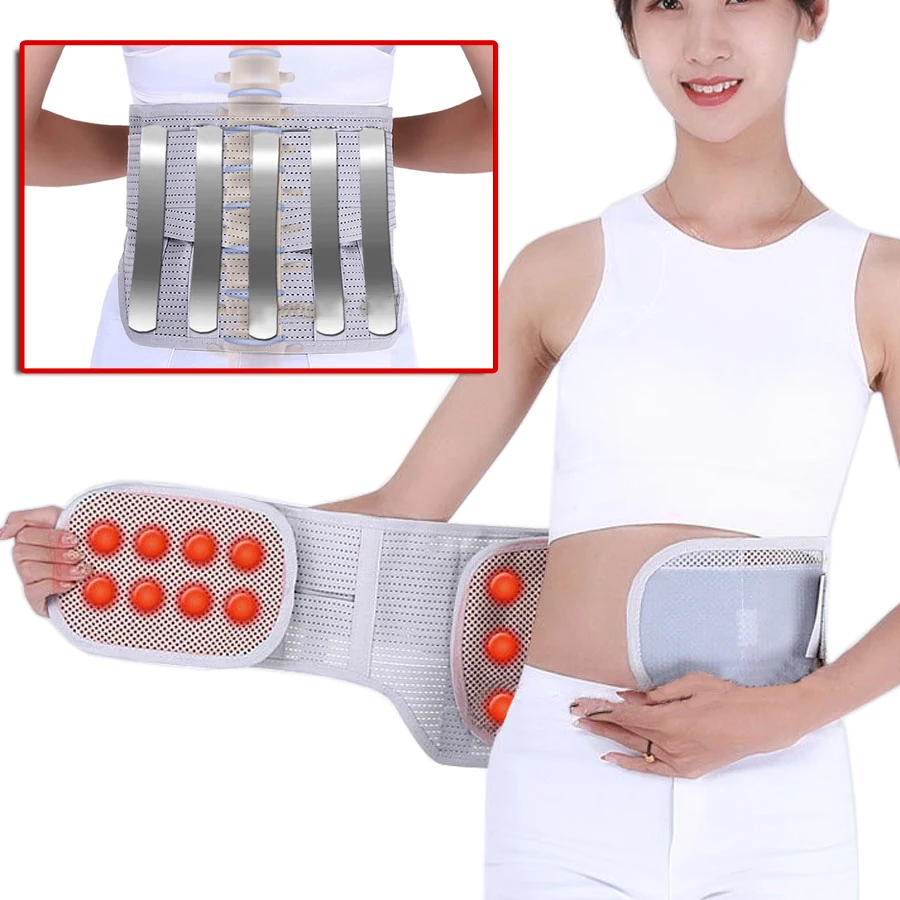 2020 Orthopedic Men Women Lumbar Support Back Brace Belt Tourmaline Self-heating Magnetic Waist Belt Steel Bone With 3pcs Pad
2020 Orthopedic Men Women Lumbar Support Back Brace Belt Tourmaline Self-heating Magnetic Waist Belt Steel Bone With 3pcs Pad