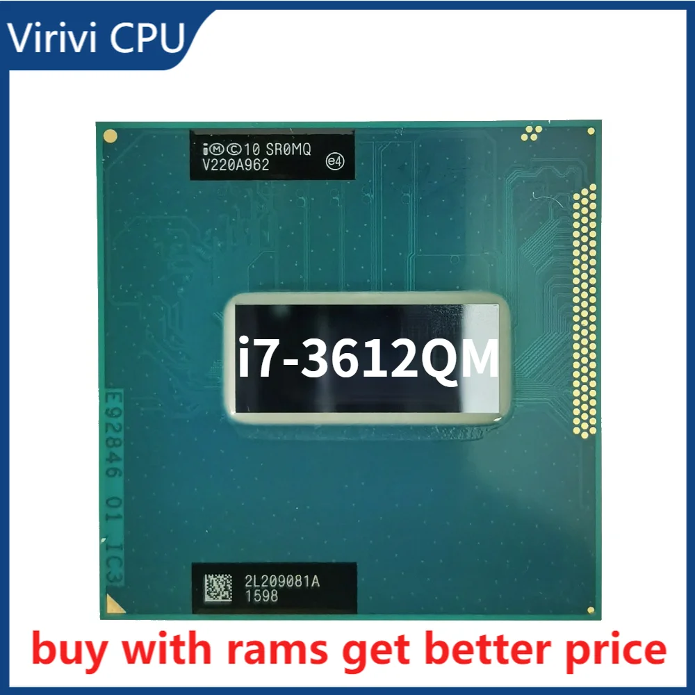 Процессор Intel Core i7-3612QM i7 3612QM SR0MQ, 2,1 ГГц, четырехъядерный, восьмипотоковый, 6 Мб, 35 Вт, разъем G2 / rPGA988B
Процессор Intel Core i7-3612QM i7 3612QM SR0MQ, 2,1 ГГц, четырехъядерный, восьмипотоковый, 6 Мб, 35 Вт, разъем G2 / rPGA988B