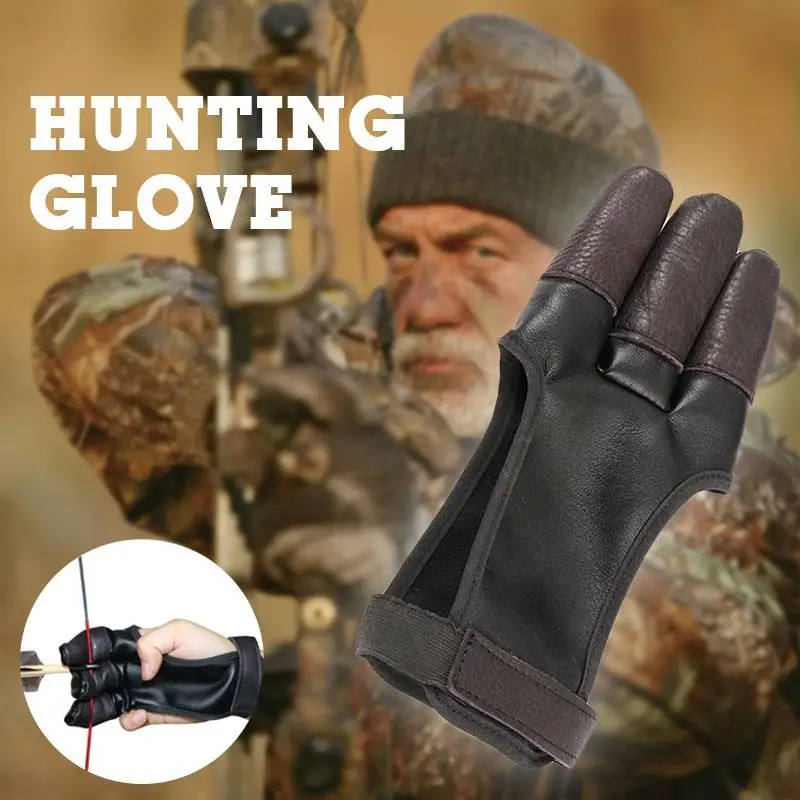 3-Finger Black Bow Glove Bow Arrow Finger Archery Glove Soft Tools Shooting Beginner Outdoor Gadget
3-Finger Black Bow Glove Bow Arrow Finger Archery Glove Soft Tools Shooting Beginner Outdoor Gadget