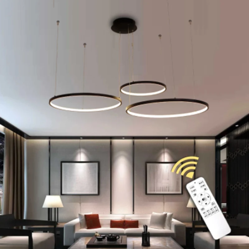 Modern LED Pendant Circle Lights For Living Room Dining Room AC90-260V Hang Ring Lamp Home Lighting Fixtures Chandelier Light
Modern LED Pendant Circle Lights For Living Room Dining Room AC90-260V Hang Ring Lamp Home Lighting Fixtures Chandelier Light