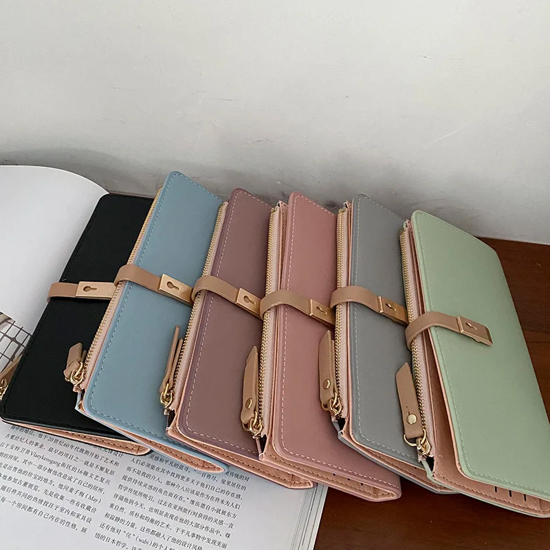 Long Wallet For Women Korean Fashion Credit Card Holder With Coin Pocket Clutch Purse Made Of Leather Slim Wallets Carteira
Long Wallet For Women Korean Fashion Credit Card Holder With Coin Pocket Clutch Purse Made Of Leather Slim Wallets Carteira