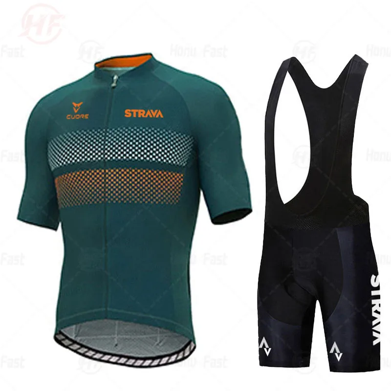 2021 Strava Cycling Clothing Men's Pro Team Short Sleeve Jersey Set Road Bike Short Clothes Summer Bicycle Triathlon Cycle Shirt
2021 Strava Cycling Clothing Men's Pro Team Short Sleeve Jersey Set Road Bike Short Clothes Summer Bicycle Triathlon Cycle Shirt