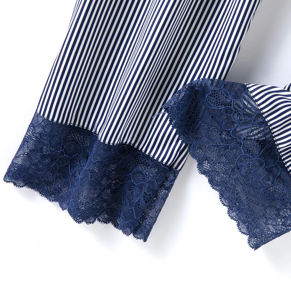 Sexy 2PCS Strap Top&Pants Satin Sleepwear Women Stripe Lace Pajamas Set Soft Lingerie Nightwear Summer Two Pieces PJS Suit
Sexy 2PCS Strap Top&Pants Satin Sleepwear Women Stripe Lace Pajamas Set Soft Lingerie Nightwear Summer Two Pieces PJS Suit
