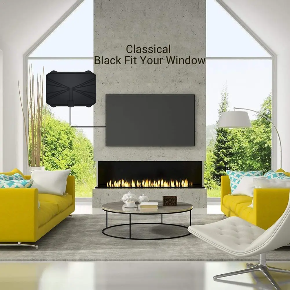 960 миль ТВ-антенна для помещений усиленная цифровая HD 4K DVB-T Freeview TV местных каналов