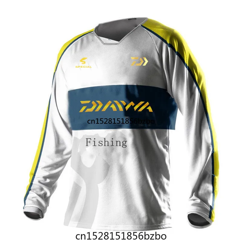 DAIWA Men Zipper Fishing Clothing Long Sleeve Sunscreen Anti-uv Breathable Coat Summer Fishing Shirt Size XS-5XL Drop Shipping
DAIWA Men Zipper Fishing Clothing Long Sleeve Sunscreen Anti-uv Breathable Coat Summer Fishing Shirt Size XS-5XL Drop Shipping