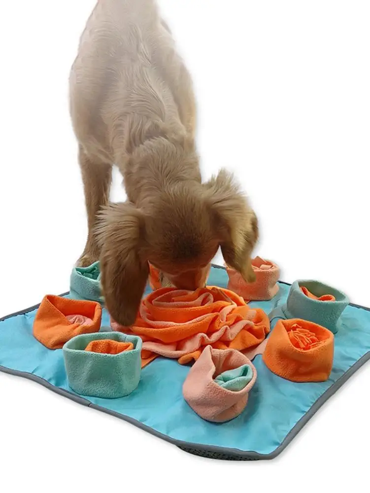 Pet Sniffing Mat Anti-Choking Pet Dog Feeding Mat Puppy Pet Training Blanket Relieve Stress Nosework Puzzle Toy Pet Nose Pad 
Pet Sniffing Mat Anti-Choking Pet Dog Feeding Mat Puppy Pet Training Blanket Relieve Stress Nosework Puzzle Toy Pet Nose Pad
