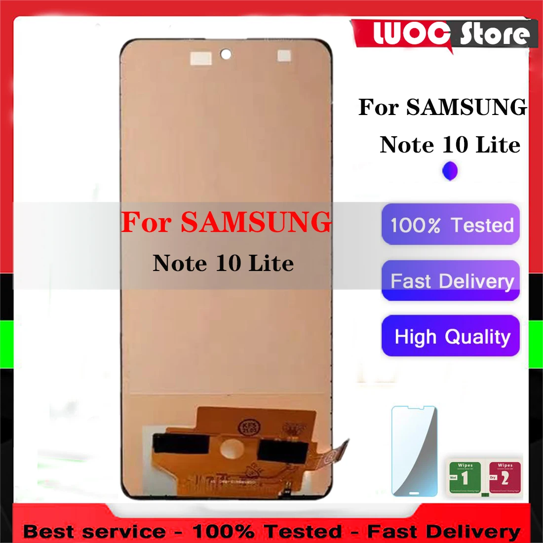 BrandNew LCD Display for Samsung Galaxy Note 10 Lite Touch Screen Digitizer Assembly For Samsung Note 10 Lite N770F No Dead Pixe
BrandNew LCD Display for Samsung Galaxy Note 10 Lite Touch Screen Digitizer Assembly For Samsung Note 10 Lite N770F No Dead Pixe
