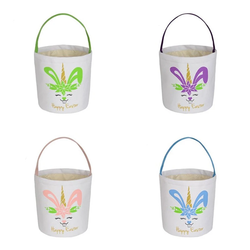 30pcs/Lot Easter Bunny Basket Canvas Cotton Easter Bucket With Handle New Arrival Easter Tote Bags For Party Festival
30pcs/Lot Easter Bunny Basket Canvas Cotton Easter Bucket With Handle New Arrival Easter Tote Bags For Party Festival