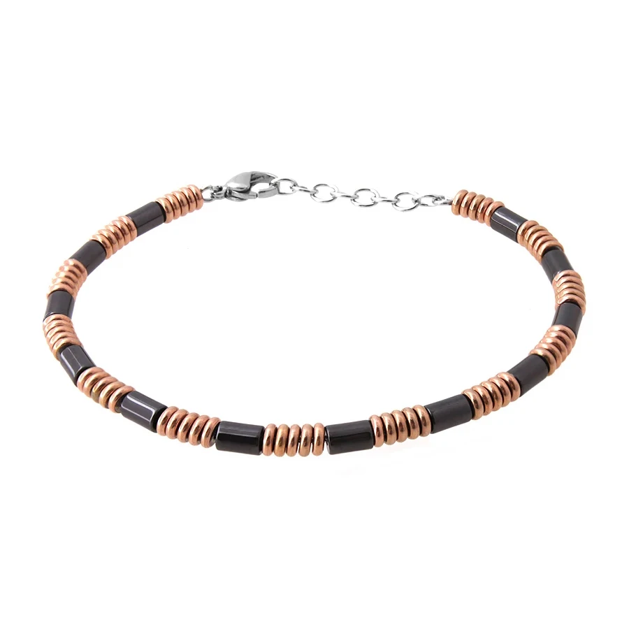 Runda Fashion Men'S And Women'S Hematite Beaded Bracelet Stainless Steel Handmade Jewelry Popular Couple Gifts
Runda Fashion Men'S And Women'S Hematite Beaded Bracelet Stainless Steel Handmade Jewelry Popular Couple Gifts