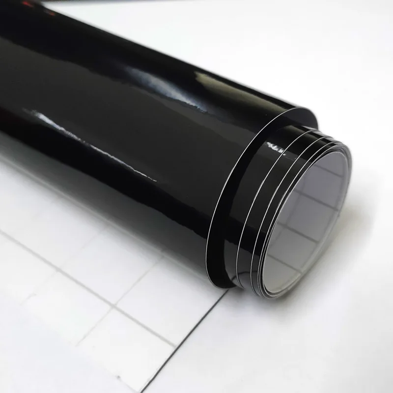 Black white Glossy Vinyl Car Wrapping Film auto sitcker 
Black white Glossy Vinyl Car Wrapping Film auto sitcker