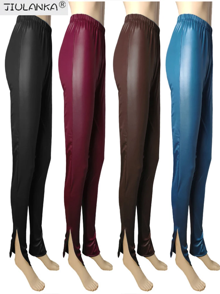 Women's Pants high waist y2k harajuku streetwear Fashion Women leather pants plus size woman trouser black brown faux leather
Women's Pants high waist y2k harajuku streetwear Fashion Women leather pants plus size woman trouser black brown faux leather