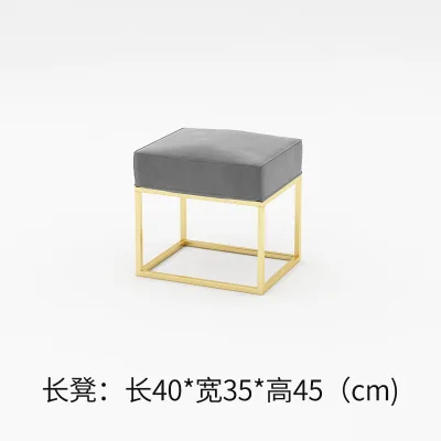 Simple modern style metal frame soft sponge flanel chair square single comfortable stool leisure furniture for 100% satisfaction
Simple modern style metal frame soft sponge flanel chair square single comfortable stool leisure furniture for 100% satisfaction