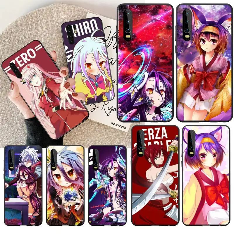 Милый чехол для телефона PENGHUWAN Game NO life с аниме Bling Huawei Honor 20 10 9 8 8x 8c 9x 7c 7a Lite view