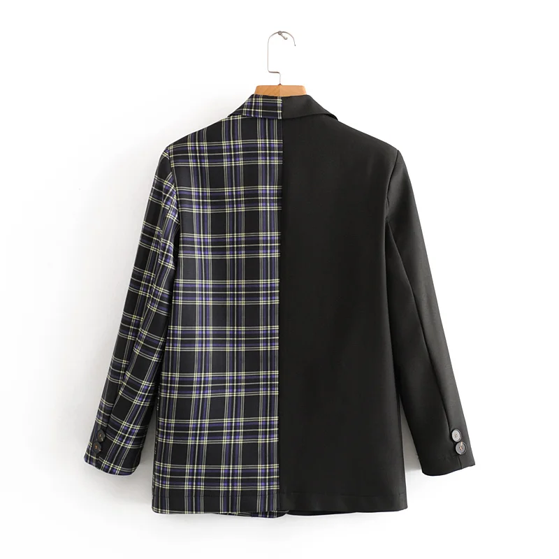 YNZZU Chic Plaid Patchwork Women Blazer Coat 2020 Spring Autumn Streetwear Loose Jackets for Women blazer feminino A1479
YNZZU Chic Plaid Patchwork Women Blazer Coat 2020 Spring Autumn Streetwear Loose Jackets for Women blazer feminino A1479