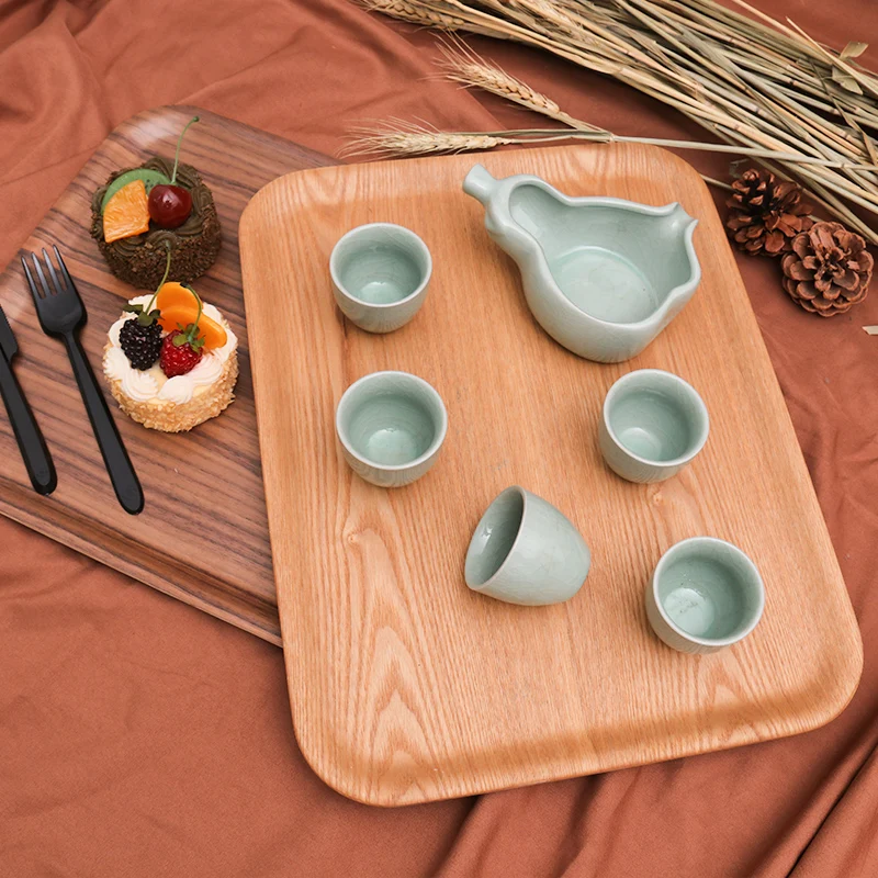Wood Kungfu Tea Serving Tray Rectangular Creative Cup Plate Chinese Style Storage Tray
Wood Kungfu Tea Serving Tray Rectangular Creative Cup Plate Chinese Style Storage Tray