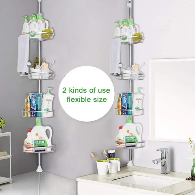 Bath Stainless Steel 4/5 Tiers Shelf Corner Storage Holder Shelves Kitchen Storage Rack Organizer Bath Accessory HWC
Bath Stainless Steel 4/5 Tiers Shelf Corner Storage Holder Shelves Kitchen Storage Rack Organizer Bath Accessory HWC