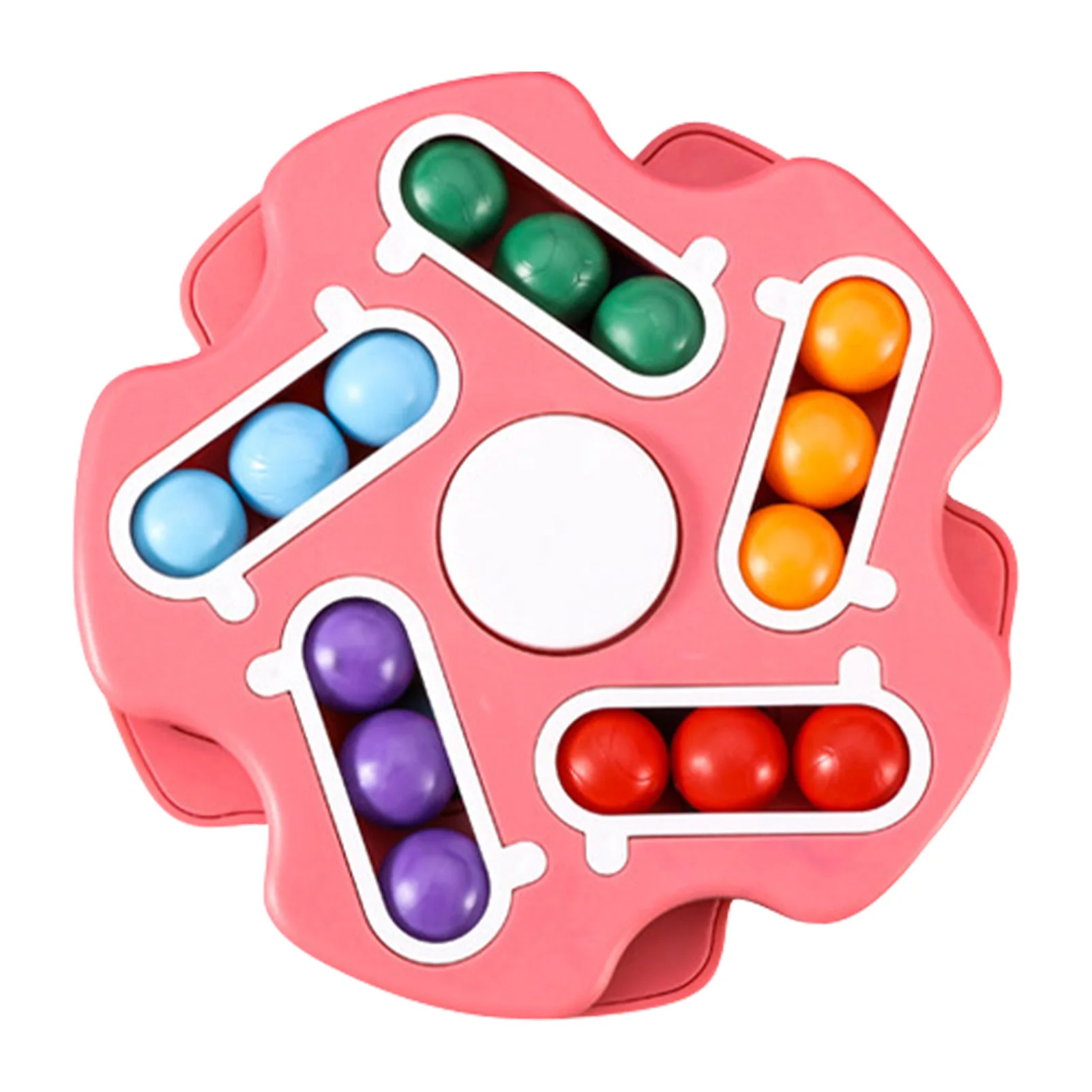 

2 In 1 Easy Use Lightweight Autism Anxiety Relief Toy Adults Exercise Gifts Spinning Magic Bean Learning Kids Fingertip