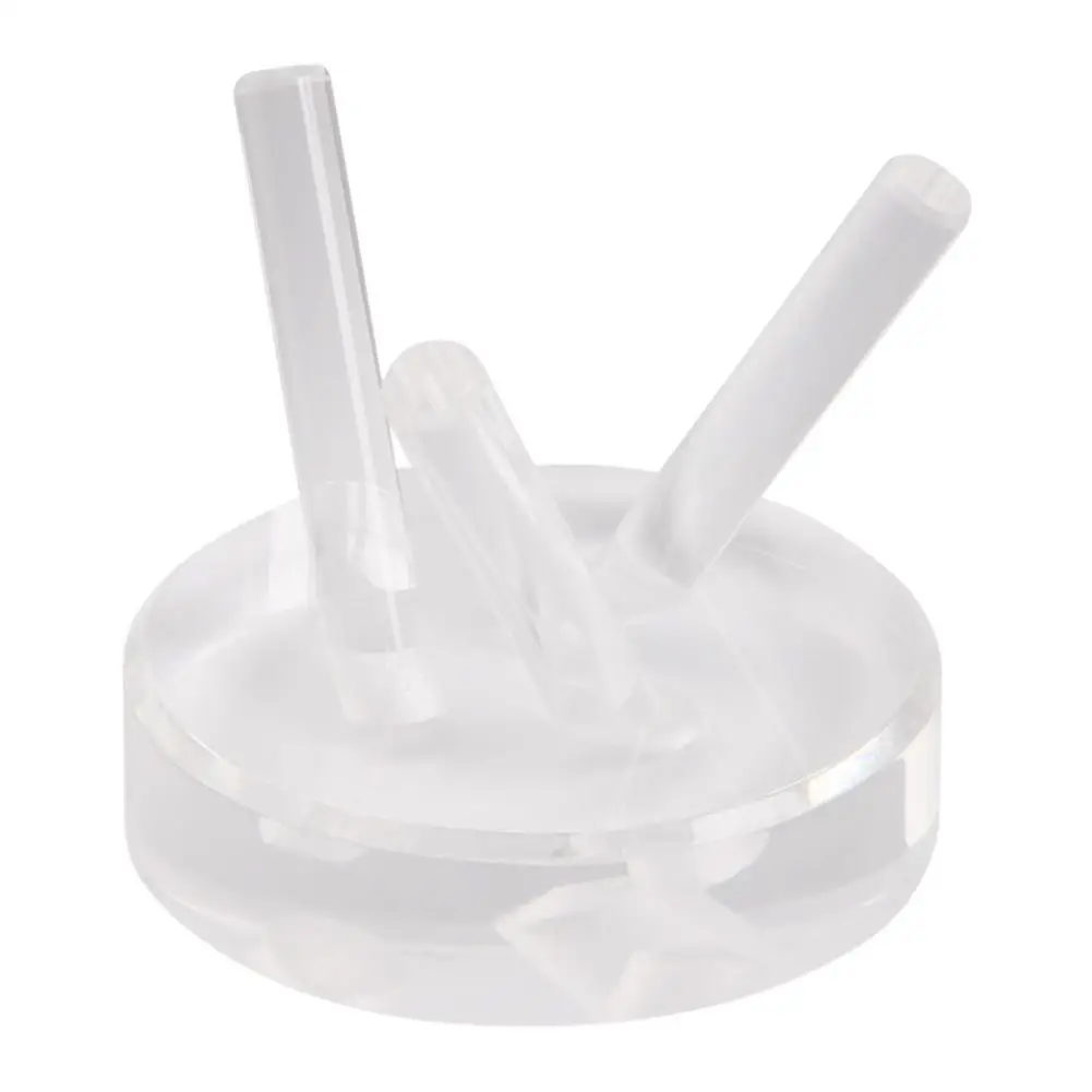 Durable Three-Peg Crystal Mineral Holder Acrylic Display Stand Stones Crystal Cluster Stand Mineral Specimen For 50MM/100MM
Durable Three-Peg Crystal Mineral Holder Acrylic Display Stand Stones Crystal Cluster Stand Mineral Specimen For 50MM/100MM
