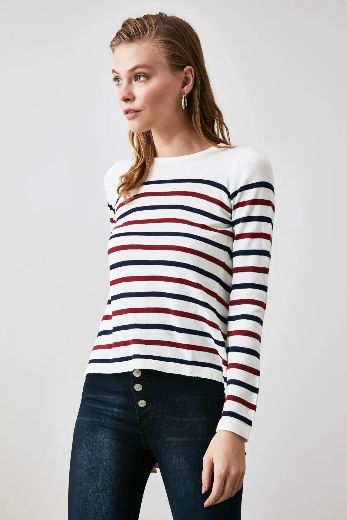 Trendyol Striped Backpack Detailed Knitwear Sweater TWOAW21KZ1142
Trendyol Striped Backpack Detailed Knitwear Sweater TWOAW21KZ1142