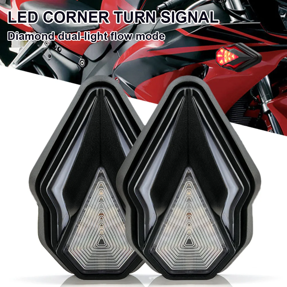 Motorcycle LED Lights 12V Flowing Turn Signal Warning DRL Dual Color Flash Blinker Daytime Running Light M10 for ATV UTV Scooter
Motorcycle LED Lights 12V Flowing Turn Signal Warning DRL Dual Color Flash Blinker Daytime Running Light M10 for ATV UTV Scooter