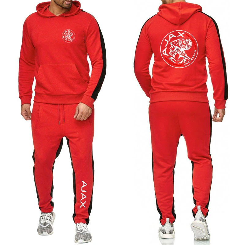 Men's Solid Color Striped Print Round Neck Pullover And Foot Pants Two-Piece Men's Casual Jogging Tracksuit Set
Men's Solid Color Striped Print Round Neck Pullover And Foot Pants Two-Piece Men's Casual Jogging Tracksuit Set