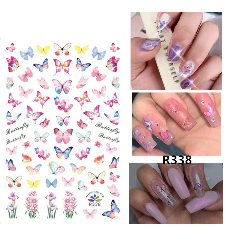 Self-adhesive 3D Stickers for Nails Pink Butterfly Flowers Nail Art Decorations Small Size Fashion Stickers Women Girl Nail Foil 
Self-adhesive 3D Stickers for Nails Pink Butterfly Flowers Nail Art Decorations Small Size Fashion Stickers Women Girl Nail Foil