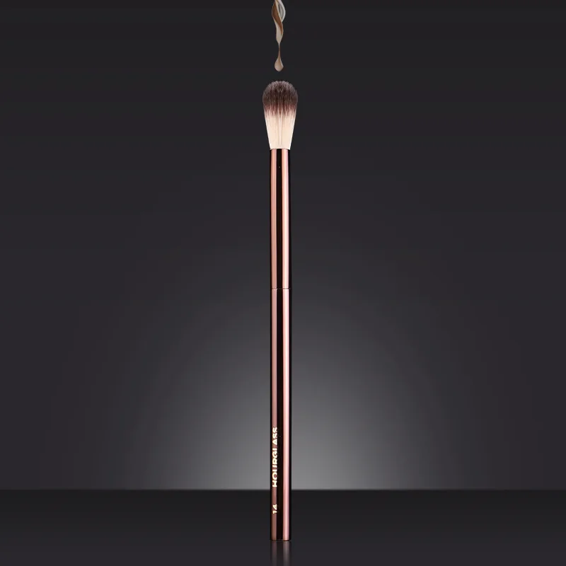Hourglass 14# Makeup Brushes - Seamless Finish Soft Synthetic Hair Flame Highlight Contour Cosmetics Make Up Brush Tool
Hourglass 14# Makeup Brushes - Seamless Finish Soft Synthetic Hair Flame Highlight Contour Cosmetics Make Up Brush Tool