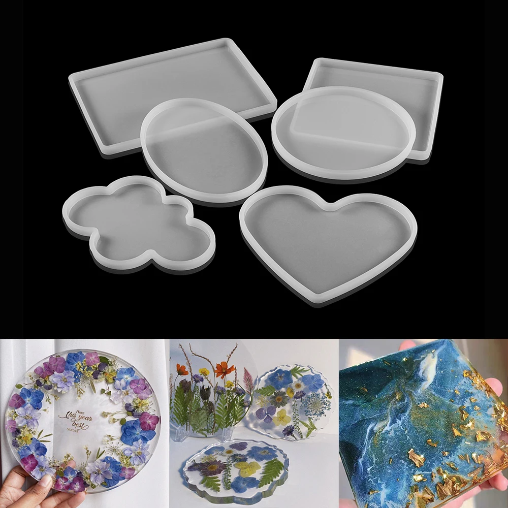 Geometric Coasters Resin Casting Mold Silicone Cloud Heart Shape Cup Tray Epoxy Mould for Jewelry Making Epoxy Mould Craft Tools
Geometric Coasters Resin Casting Mold Silicone Cloud Heart Shape Cup Tray Epoxy Mould for Jewelry Making Epoxy Mould Craft Tools