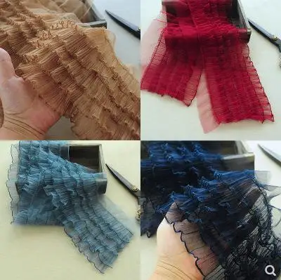 Five-layer Small Wave Lotus Leaf Lace Lolita Skirt Cuff Handmade DIY Decoration Dark Blue New Product
Five-layer Small Wave Lotus Leaf Lace Lolita Skirt Cuff Handmade DIY Decoration Dark Blue New Product