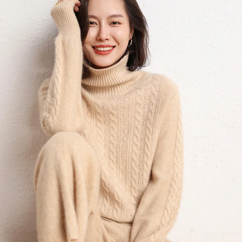 Cashmere sweater women's new versatile high neck Knitted Top loose inner lap wear Korean wool bottomed sweater women's sweater
Cashmere sweater women's new versatile high neck Knitted Top loose inner lap wear Korean wool bottomed sweater women's sweater
