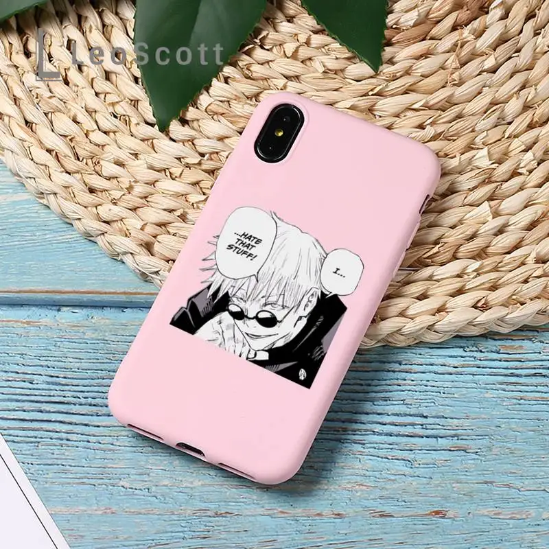 Jujutsu Kaisen Anime Cartoon Phone Case Candy Color for iPhone 11 12 mini pro XS MAX 8 7 6 6S Plus X 5S SE 2020 XR
Jujutsu Kaisen Anime Cartoon Phone Case Candy Color for iPhone 11 12 mini pro XS MAX 8 7 6 6S Plus X 5S SE 2020 XR