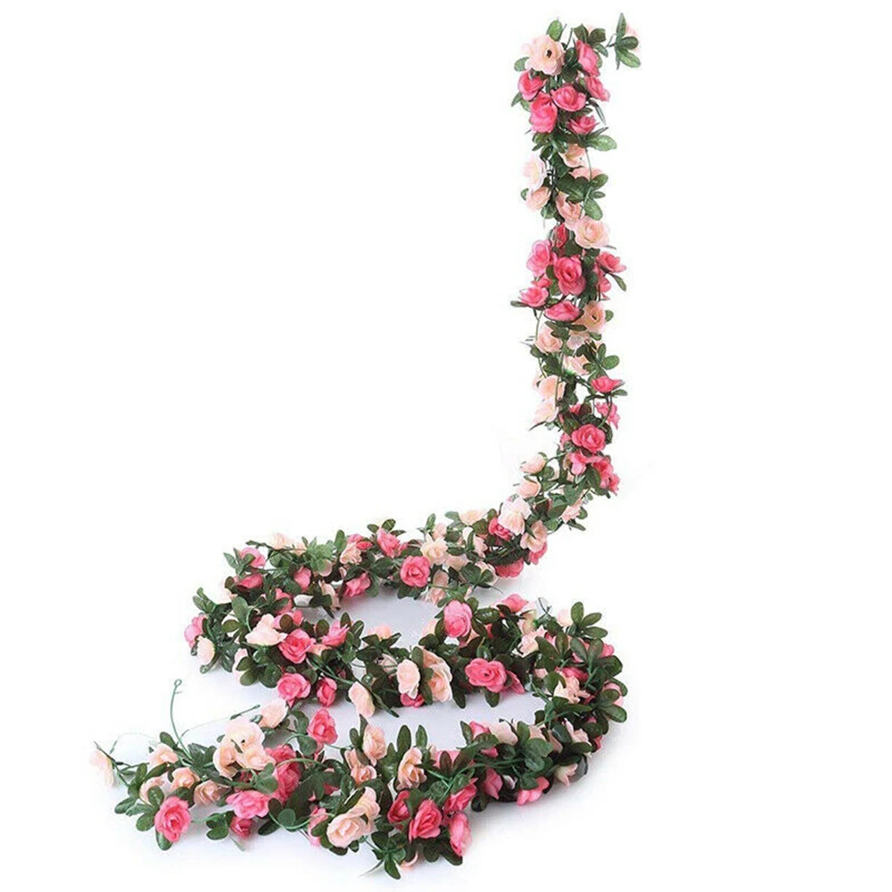 Artificial Rose Vine Hanging Pink Red Yellow Silk Flowers High Quality Fake Leaf DIY For Home Wedding Party Garden Decoration
Artificial Rose Vine Hanging Pink Red Yellow Silk Flowers High Quality Fake Leaf DIY For Home Wedding Party Garden Decoration