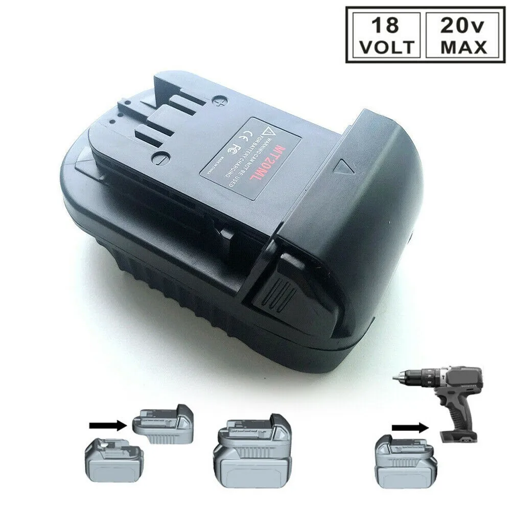 Адаптер для аккумулятора MT20ML для литий-ионной батареи Makita 18 в Milwaukee 18V BL1860B/BL1860/BL1850B/BL1850/BL1840/BL1830B
Адаптер для аккумулятора MT20ML для литий-ионной батареи Makita 18 в Milwaukee 18V BL1860B/BL1860/BL1850B/BL1850/BL1840/BL1830B