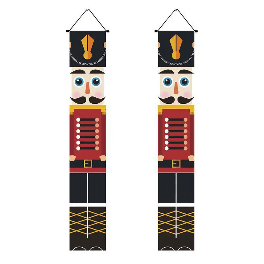 Christmas Nutcracker Soldier Banner Outdoor Christmas Decor With Life Size Soldier Model Nutcracker Porch Signs For Indoor & Out
Christmas Nutcracker Soldier Banner Outdoor Christmas Decor With Life Size Soldier Model Nutcracker Porch Signs For Indoor & Out