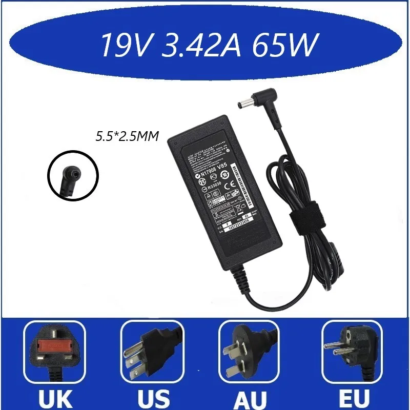 19V 3.42A 65W 5.5 X 2.5mm Laptop Power Supply Notebook AC Adapter for asus ADP-65HB BB 65JH BB EXA0703YH PA-1650-66 SADP-65NB AB
19V 3.42A 65W 5.5 X 2.5mm Laptop Power Supply Notebook AC Adapter for asus ADP-65HB BB 65JH BB EXA0703YH PA-1650-66 SADP-65NB AB