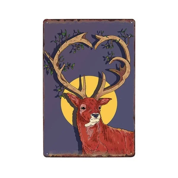 Elk Metal Signs Vintage Wall Poster Deer Plaque Bar Decoration Pub Cafe Decoration Home Decor 20x30cm
Elk Metal Signs Vintage Wall Poster Deer Plaque Bar Decoration Pub Cafe Decoration Home Decor 20x30cm