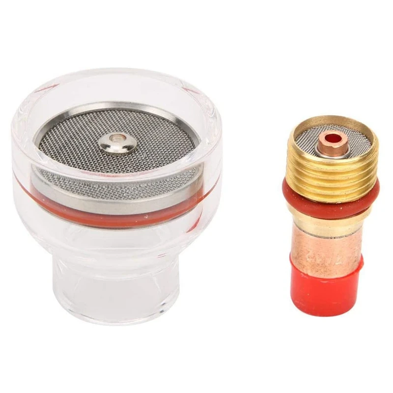 TIG Torch Gas Lenses Collets Glass Bowl for TIG-17 18 26 Accessories for Welding Torch Kits
TIG Torch Gas Lenses Collets Glass Bowl for TIG-17 18 26 Accessories for Welding Torch Kits