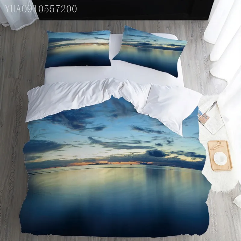 Natural Scenery Duvet Cover Set Ocean Sky Printed Bedding Set Landscape Bedspread With Pillowcase for Adults Bedroom Decor
Natural Scenery Duvet Cover Set Ocean Sky Printed Bedding Set Landscape Bedspread With Pillowcase for Adults Bedroom Decor