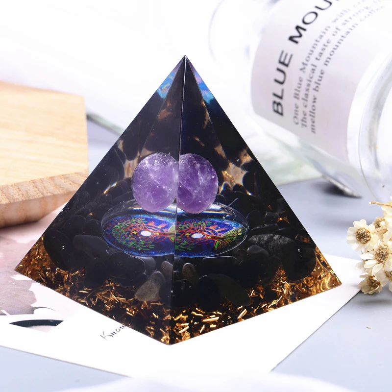 Stunning Orgonite Amethyst Crystal Sphere&Obsidian Natural Quartz Stone Orgone Energy Healing Reiki Chakra
Stunning Orgonite Amethyst Crystal Sphere&Obsidian Natural Quartz Stone Orgone Energy Healing Reiki Chakra