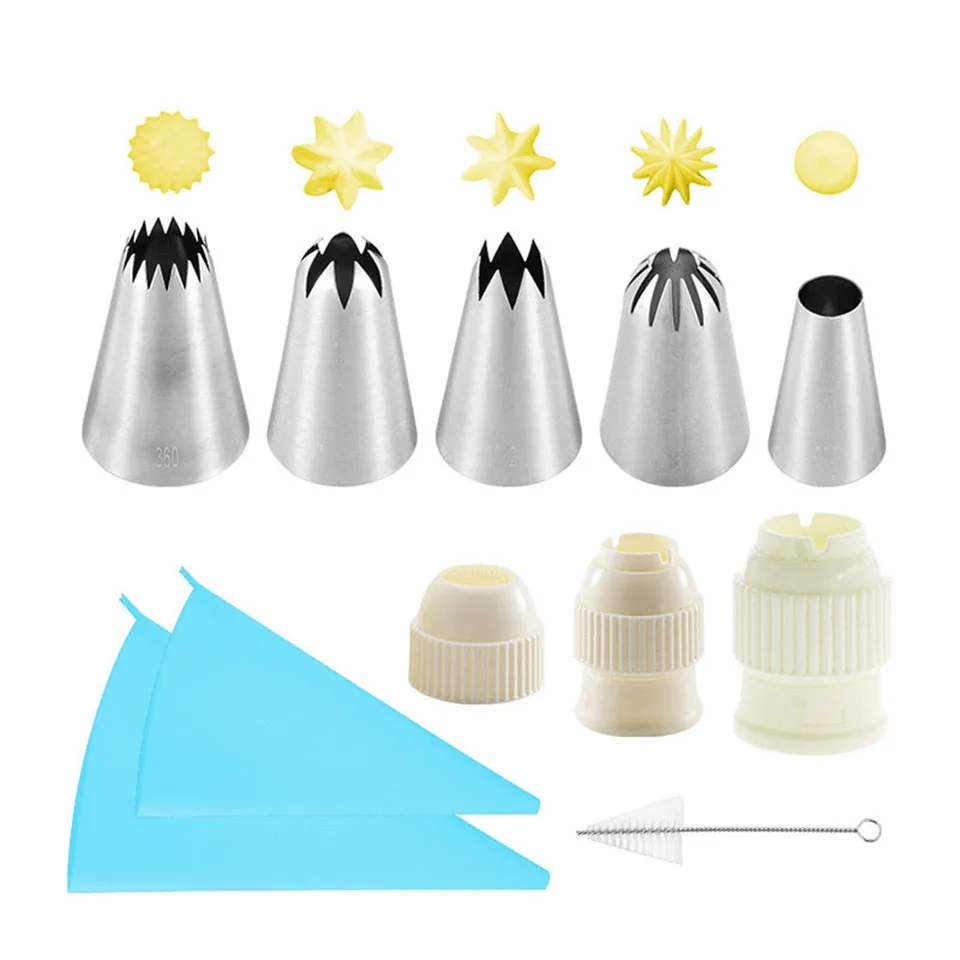 Reusable Piping Nozzles Set Cake Decorating Tools Pastry Bag Scraper Cream Tips Converter Kitchen Baking Tools
Reusable Piping Nozzles Set Cake Decorating Tools Pastry Bag Scraper Cream Tips Converter Kitchen Baking Tools