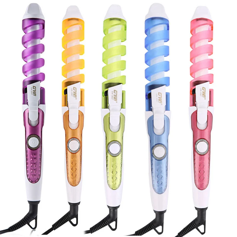 Electric Hair Curler Magic Spiral Curling Iron Hair Curler Ceramic Barrel Professional Wave Hair Styler Styling Tools
Electric Hair Curler Magic Spiral Curling Iron Hair Curler Ceramic Barrel Professional Wave Hair Styler Styling Tools