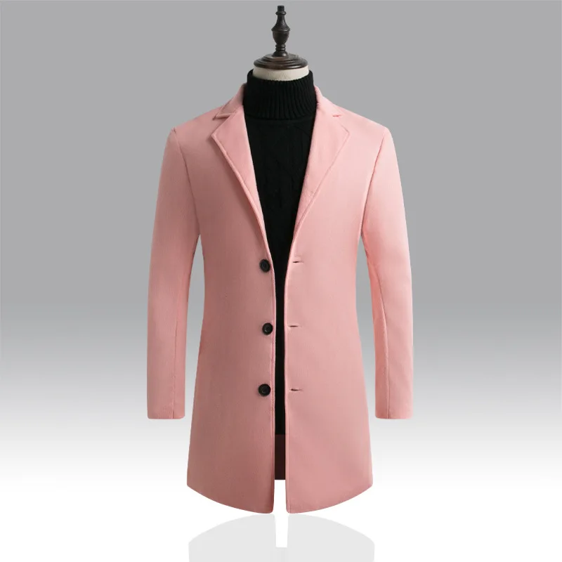 Men's Coats Winter Autumn Windbreaker Solid Male Woollen Overcoat Fashion Business Thick Smart Casual British Style Long Thermal
Men's Coats Winter Autumn Windbreaker Solid Male Woollen Overcoat Fashion Business Thick Smart Casual British Style Long Thermal