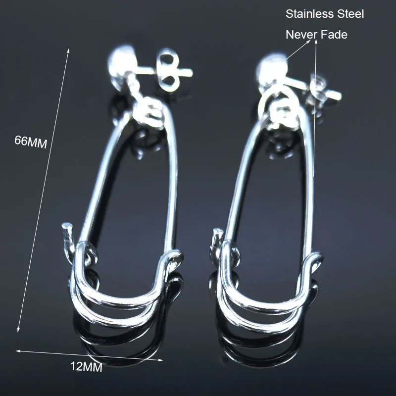 2021 Fashion Punk Pin Stainless Steel Stud Earrings for Women Stud Earring Jewelry acero inoxidable joyeria mujer E613002
2021 Fashion Punk Pin Stainless Steel Stud Earrings for Women Stud Earring Jewelry acero inoxidable joyeria mujer E613002
